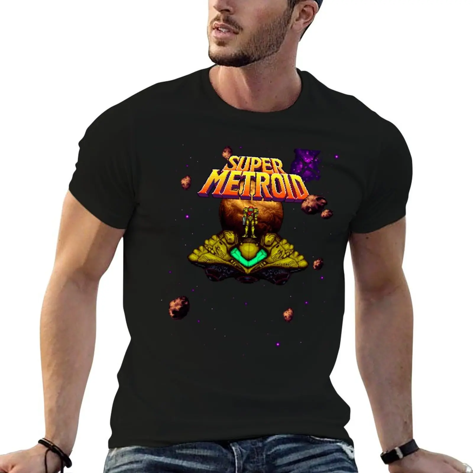 Super Metroid T-Shirt t shirts for man slim fit men t shirt cotton 100% T-Shirt
Super Metroid T-Shirt t shirts for man slim fit men t shirt cotton 100% T-Shirt