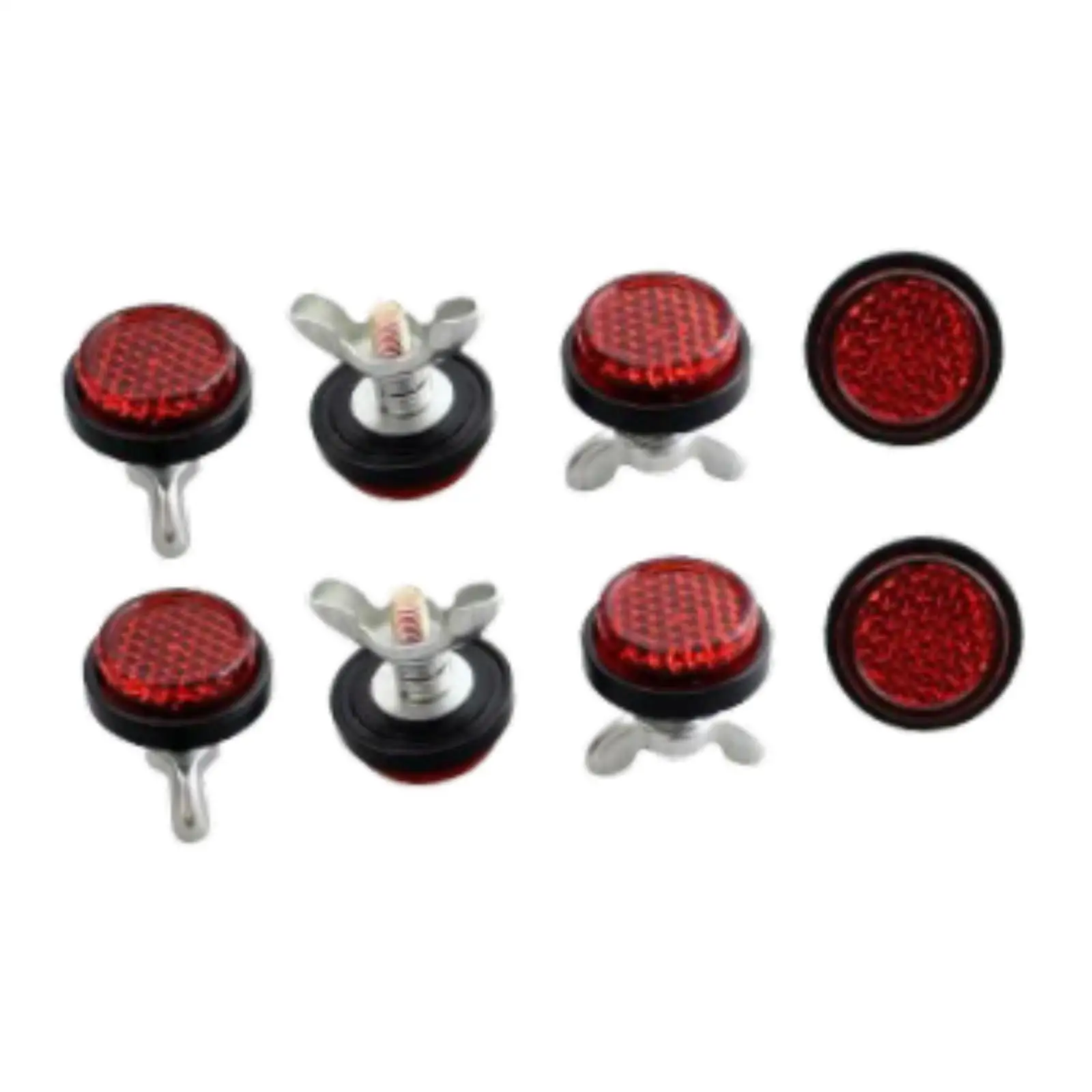 8x универсальные пластины, гайки, винты, мотоциклетный светоотражающий красный отражатель для велосипеда, автомобиля, авто 
8x универсальные пластины, гайки, винты, мотоциклетный светоотражающий красный отражатель для велосипеда, автомобиля, авто