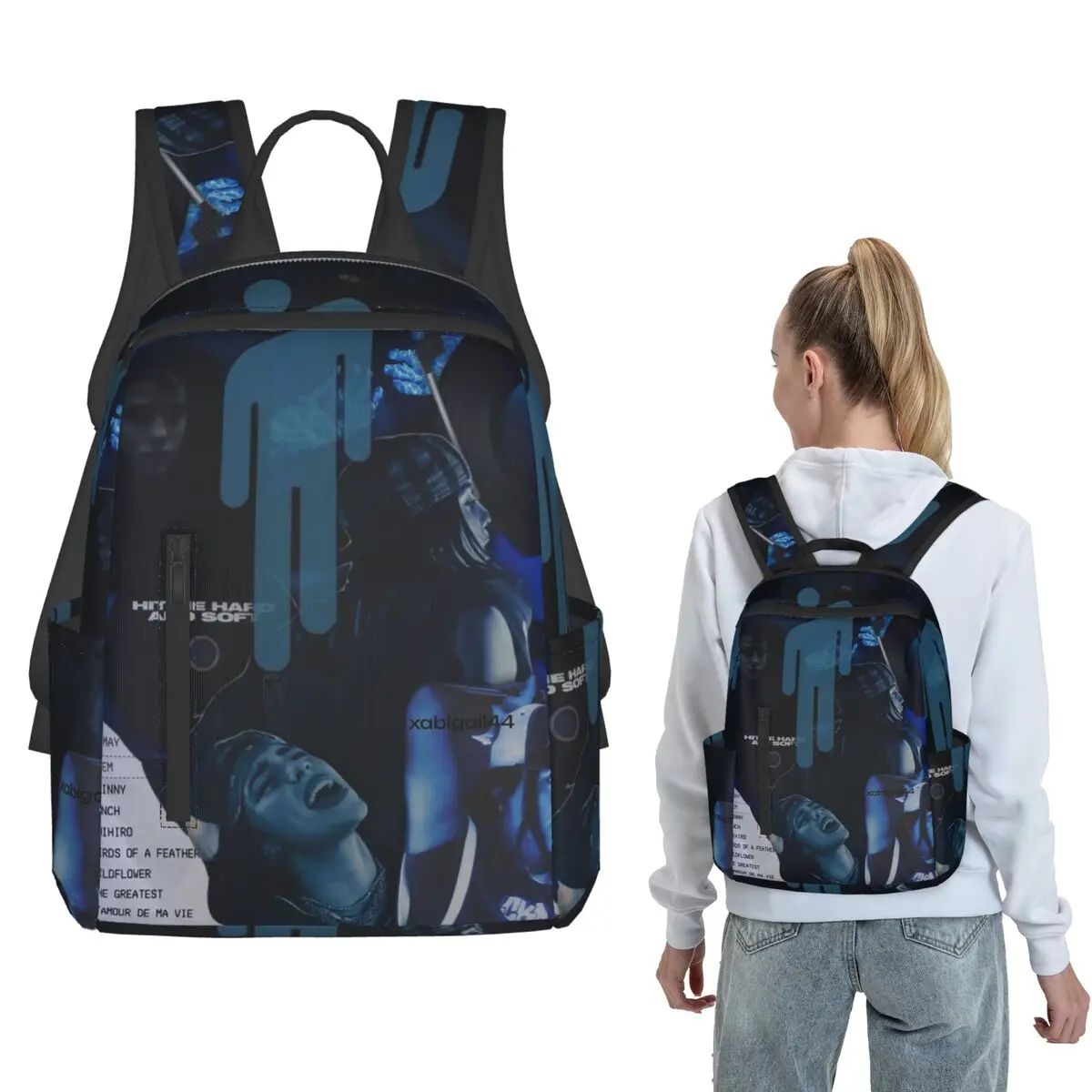 Hit Me Hard And Soft Music Album Backpack Daypack Boys Girls BookBag School Bag Shoulder Bags for Men Women
Hit Me Hard And Soft Music Album Backpack Daypack Boys Girls BookBag School Bag Shoulder Bags for Men Women