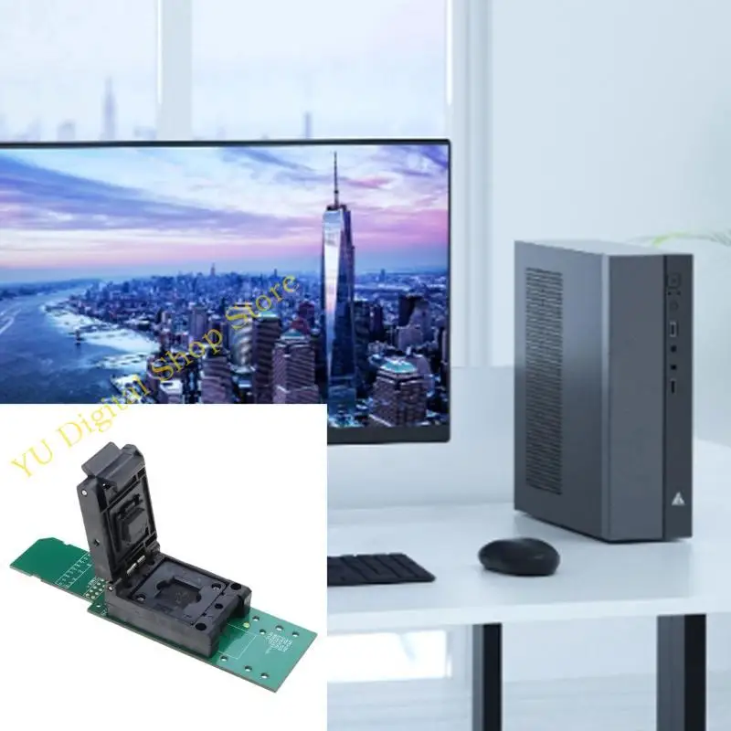 96BA EMMC169 сжигание чипа сокет EMMC169 Тестовый сокет EMMC BGA Adapter Легко в использовании
96BA EMMC169 сжигание чипа сокет EMMC169 Тестовый сокет EMMC BGA Adapter Легко в использовании