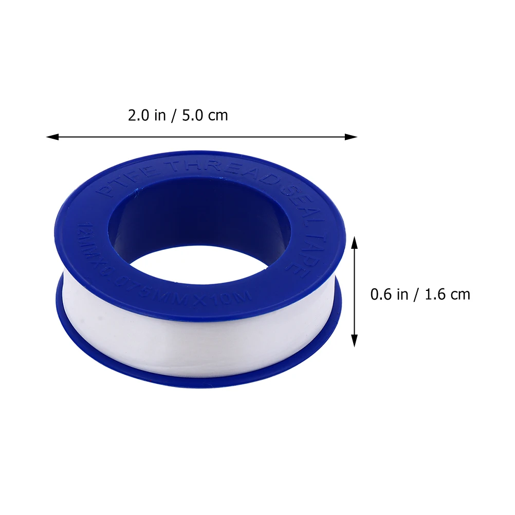 20 Pcs PTFE Tape 12mmx0.075mmx10m Sealing Tape for Water Pipes Hoses Faucet Leak Proof Plumbing Supplies
20 Pcs PTFE Tape 12mmx0.075mmx10m Sealing Tape for Water Pipes Hoses Faucet Leak Proof Plumbing Supplies