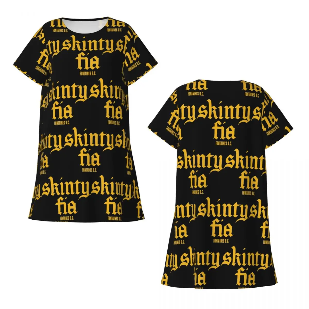 Fontaines DC Merch Skinty Fia Short Sleeves Nightdress For Sleeping Sleepshirts Women Short Sleeve Nightgowns Soft Pajama Dress
Fontaines DC Merch Skinty Fia Short Sleeves Nightdress For Sleeping Sleepshirts Women Short Sleeve Nightgowns Soft Pajama Dress