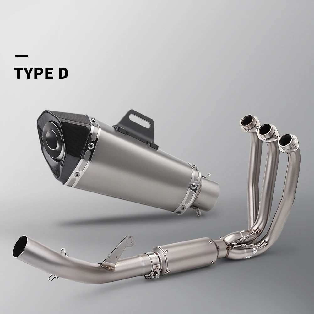Motorcycle Full Escape Exhaust Muffler Front Link Pipe Kit for 675SR 675R 675NK - Performance Racing Bike Accessories
Motorcycle Full Escape Exhaust Muffler Front Link Pipe Kit for 675SR 675R 675NK - Performance Racing Bike Accessories