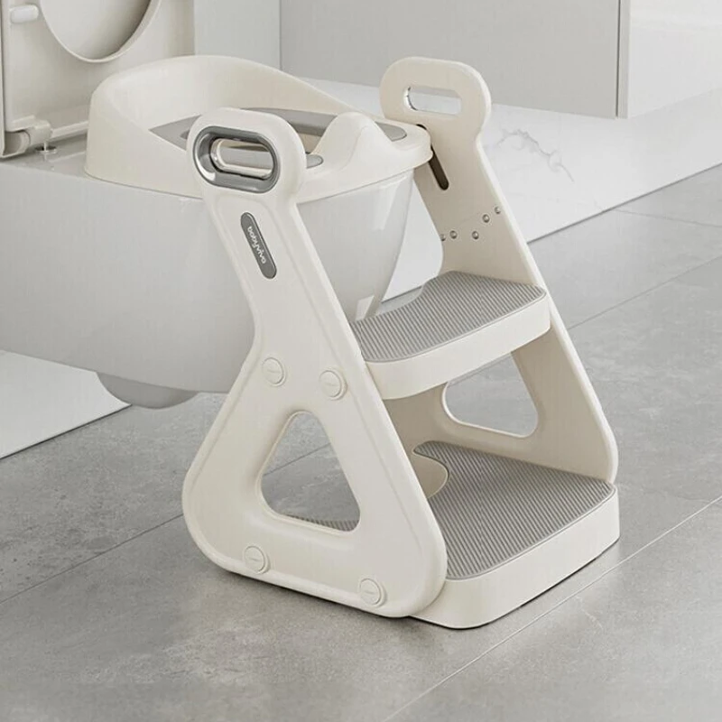 Детское сиденье-горшок для унитаза со складным табуретом-ступенькой, Нескользящая подставка для ног без BPA для мальчиков и девочек, защита от брызг спереди, прочный 
Детское сиденье-горшок для унитаза со складным табуретом-ступенькой, Нескользящая подставка для ног без BPA для мальчиков и девочек, защита от брызг спереди, прочный