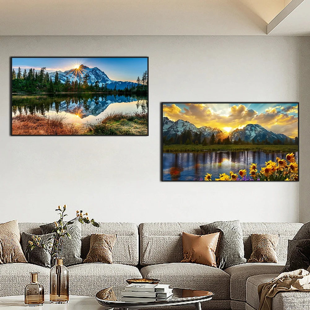 2pcs Landscape 5D DIY Full Drill Round Diamond Painting Kit Home Decor 70x40cm (A)
2pcs Landscape 5D DIY Full Drill Round Diamond Painting Kit Home Decor 70x40cm (A)