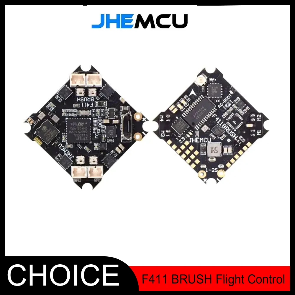 JHEMCU F411 Brushless Flight Controller – ELRS 2.4G RX Integrated, OSD, Blackbox for FPV Racing& Freestyle Drones–Ultimate Build
JHEMCU F411 Brushless Flight Controller – ELRS 2.4G RX Integrated, OSD, Blackbox for FPV Racing& Freestyle Drones–Ultimate Build