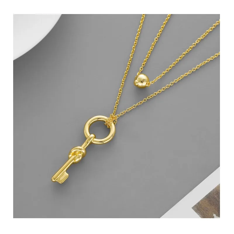 Home Kink Key Round Ball Necklace French Niche Light Luxury Cold Wind Premium Sense Simple Key Clavicle Chain
Home Kink Key Round Ball Necklace French Niche Light Luxury Cold Wind Premium Sense Simple Key Clavicle Chain