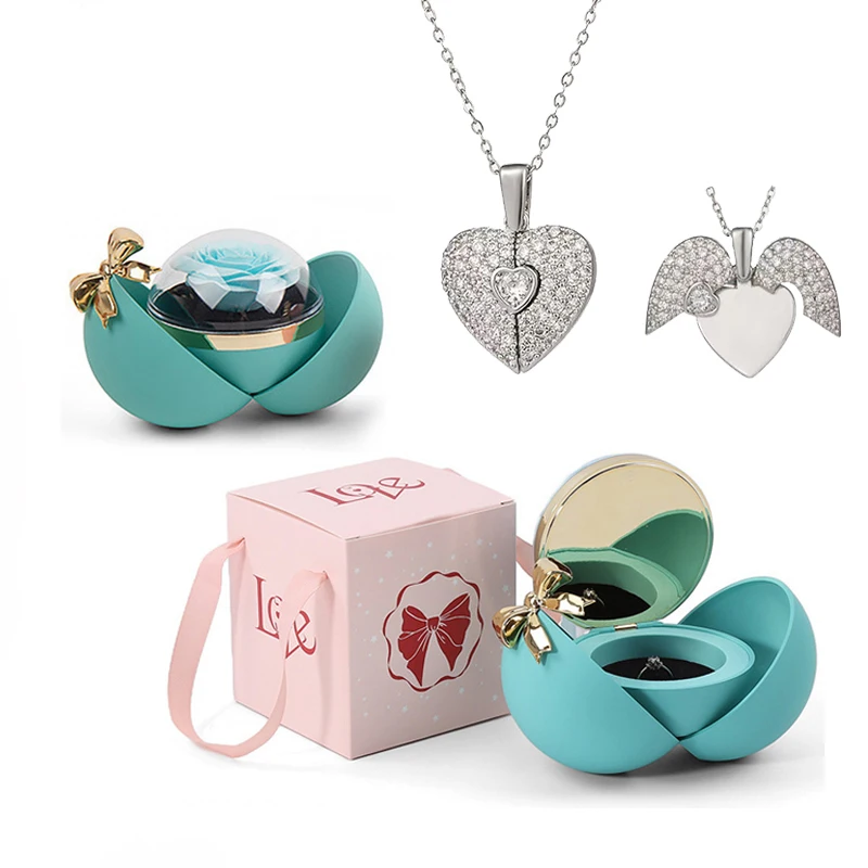 A Simple Elegant Necklace With Bowknot Globular Gift Box Suitable For Girlfriend Birthday And Mother Christmas Surprise
A Simple Elegant Necklace With Bowknot Globular Gift Box Suitable For Girlfriend Birthday And Mother Christmas Surprise