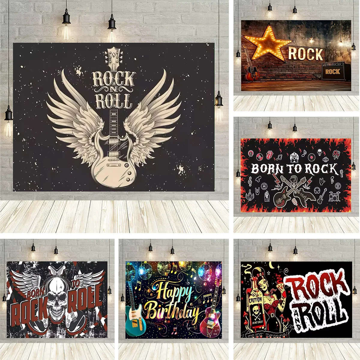 Music Rock Enthusiast Theme Backdrop rock Music Party Decor Banner Celebrity Music Birthday Portrait Photography Party Supplies
Music Rock Enthusiast Theme Backdrop rock Music Party Decor Banner Celebrity Music Birthday Portrait Photography Party Supplies