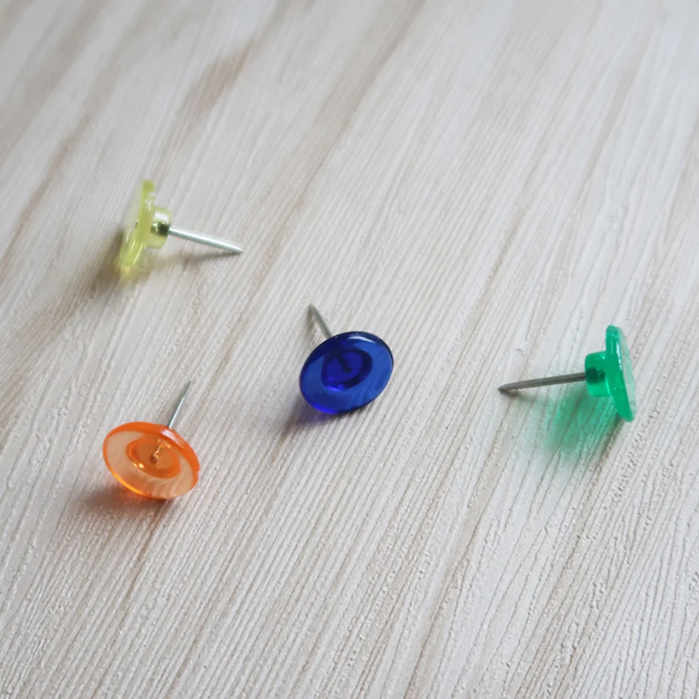 100Pcs Transparent Colorful Push Pins Large Size Practical Use Bulletin Board Cork Map Tack Storage Can Map Tack
100Pcs Transparent Colorful Push Pins Large Size Practical Use Bulletin Board Cork Map Tack Storage Can Map Tack