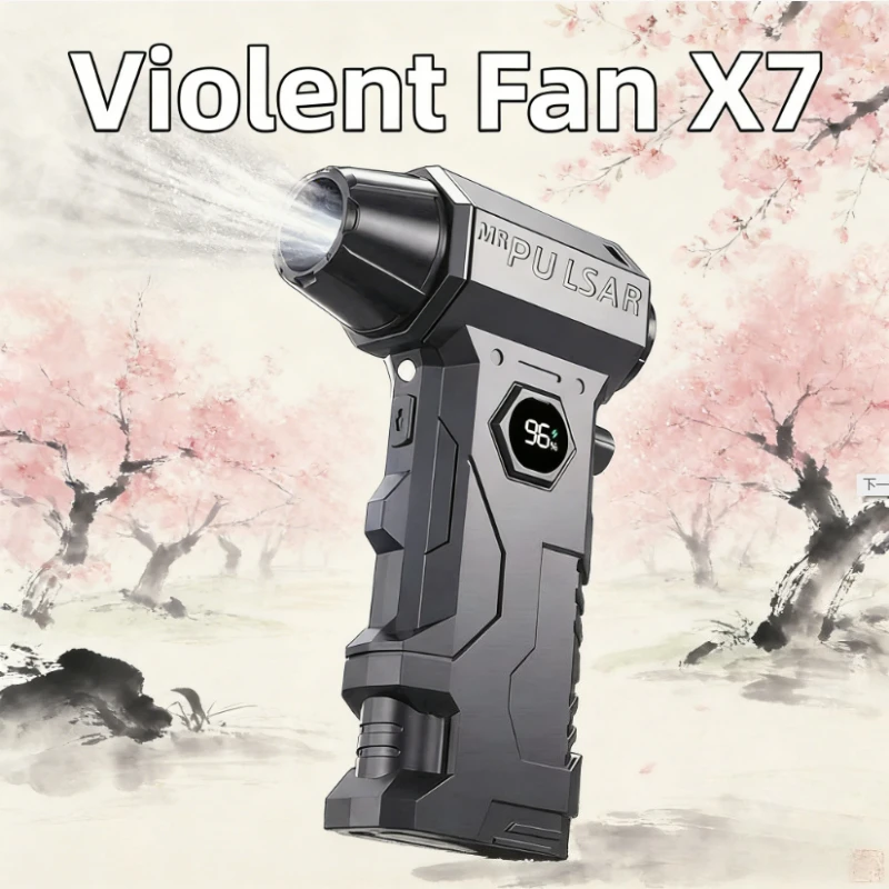 Ручной турбовентилятор-пылесос X7, 130000 об/мин | Портативный вентилятор для уборки с LED-дисплеем и несколькими насадками
Ручной турбовентилятор-пылесос X7, 130000 об/мин | Портативный вентилятор для уборки с LED-дисплеем и несколькими насадками