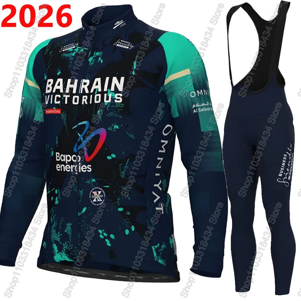 Комплект велоформы Bahrain Victorious Team 2026: мужская одежда с длинным рукавом, веломайка, велобрюки, костюм для шоссейного велосипеда, MTB-форма
Комплект велоформы Bahrain Victorious Team 2026: мужская одежда с длинным рукавом, веломайка, велобрюки, костюм для шоссейного велосипеда, MTB-форма