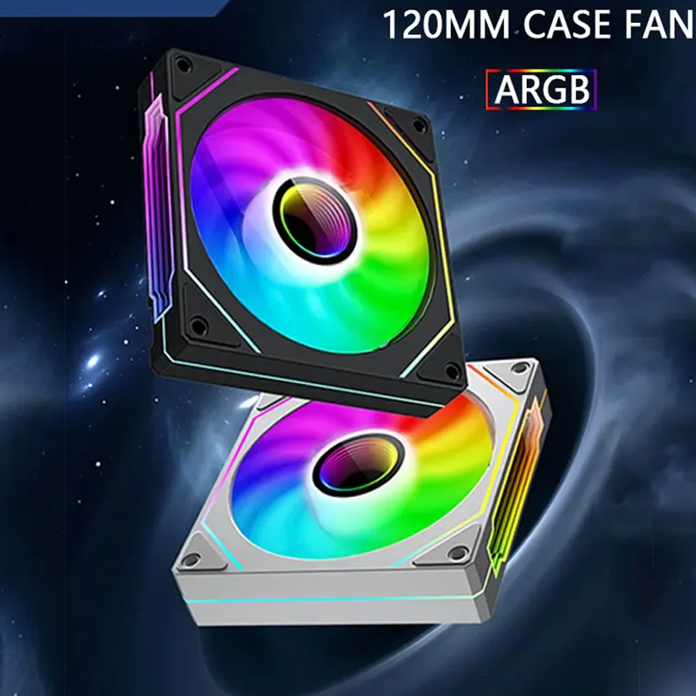 Computer Chassis Fan 12cm ARGB 4 Pin PWM Quiet Cooling Fan 12V Large Air Volume 45.2CFM/600-1500RPM
Computer Chassis Fan 12cm ARGB 4 Pin PWM Quiet Cooling Fan 12V Large Air Volume 45.2CFM/600-1500RPM