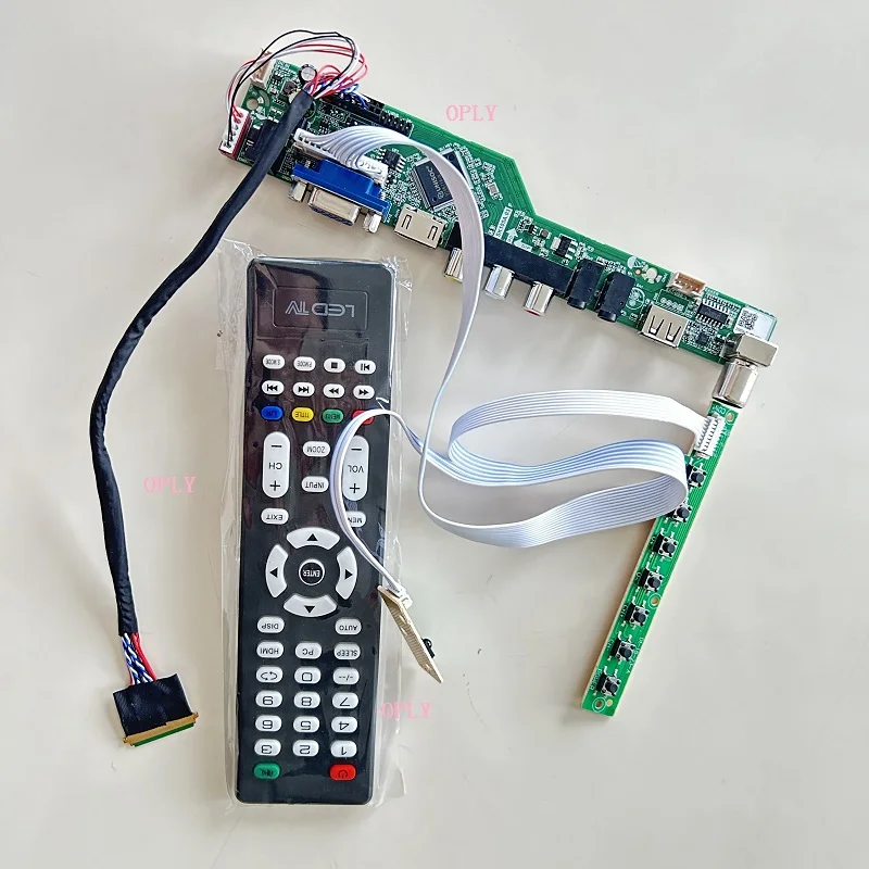 TV Controller board kit for Samsung LTN140AT21 LTN140AT21-001 1366x768 14" HDMI-compatible RF USB AV VGA Audio LED Screen DIY
TV Controller board kit for Samsung LTN140AT21 LTN140AT21-001 1366x768 14" HDMI-compatible RF USB AV VGA Audio LED Screen DIY