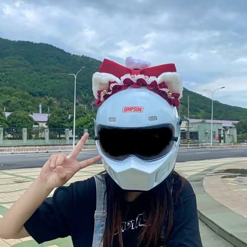 3Pcs Creative Cute Motorcycle Helmet 3D Plush Cat Ears with Tail Helmet Decoration Sticker Cosplayer Styling(Excluding Helmets)
3Pcs Creative Cute Motorcycle Helmet 3D Plush Cat Ears with Tail Helmet Decoration Sticker Cosplayer Styling(Excluding Helmets)