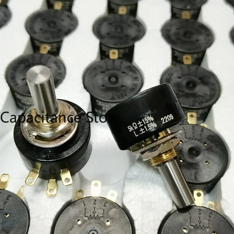 5PCS Conductive plastic potentiometer FCP22E 1K2K5K10K single circle infinite rotation
5PCS Conductive plastic potentiometer FCP22E 1K2K5K10K single circle infinite rotation