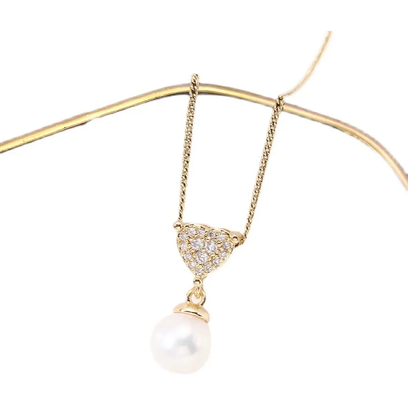 1 Pair D444 14K Gold Plated Color Retention Pearl Pendant Tray DIY Jewelry Accessories Chain And Pearl Not Included
1 Pair D444 14K Gold Plated Color Retention Pearl Pendant Tray DIY Jewelry Accessories Chain And Pearl Not Included