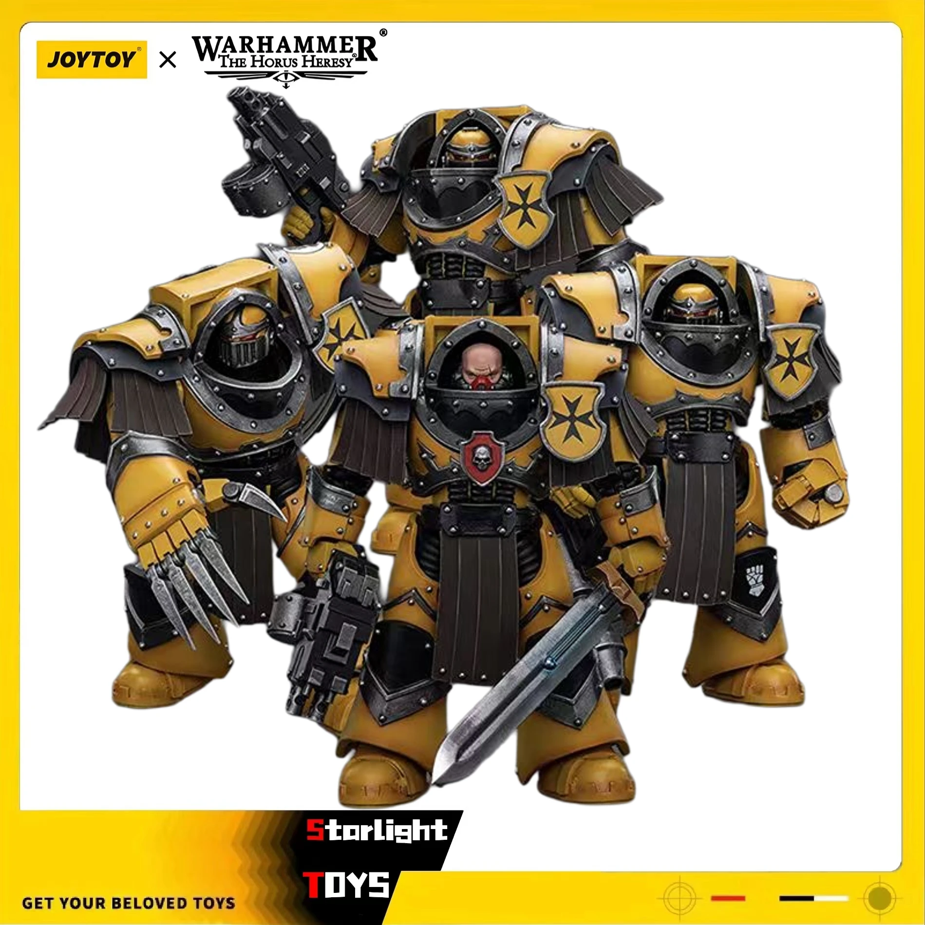 JOYTOY 1/18 Action Figure Warhammer 40K Imperial Fists Legion Cataphractii Terminator Squad Model Toy Gift
JOYTOY 1/18 Action Figure Warhammer 40K Imperial Fists Legion Cataphractii Terminator Squad Model Toy Gift