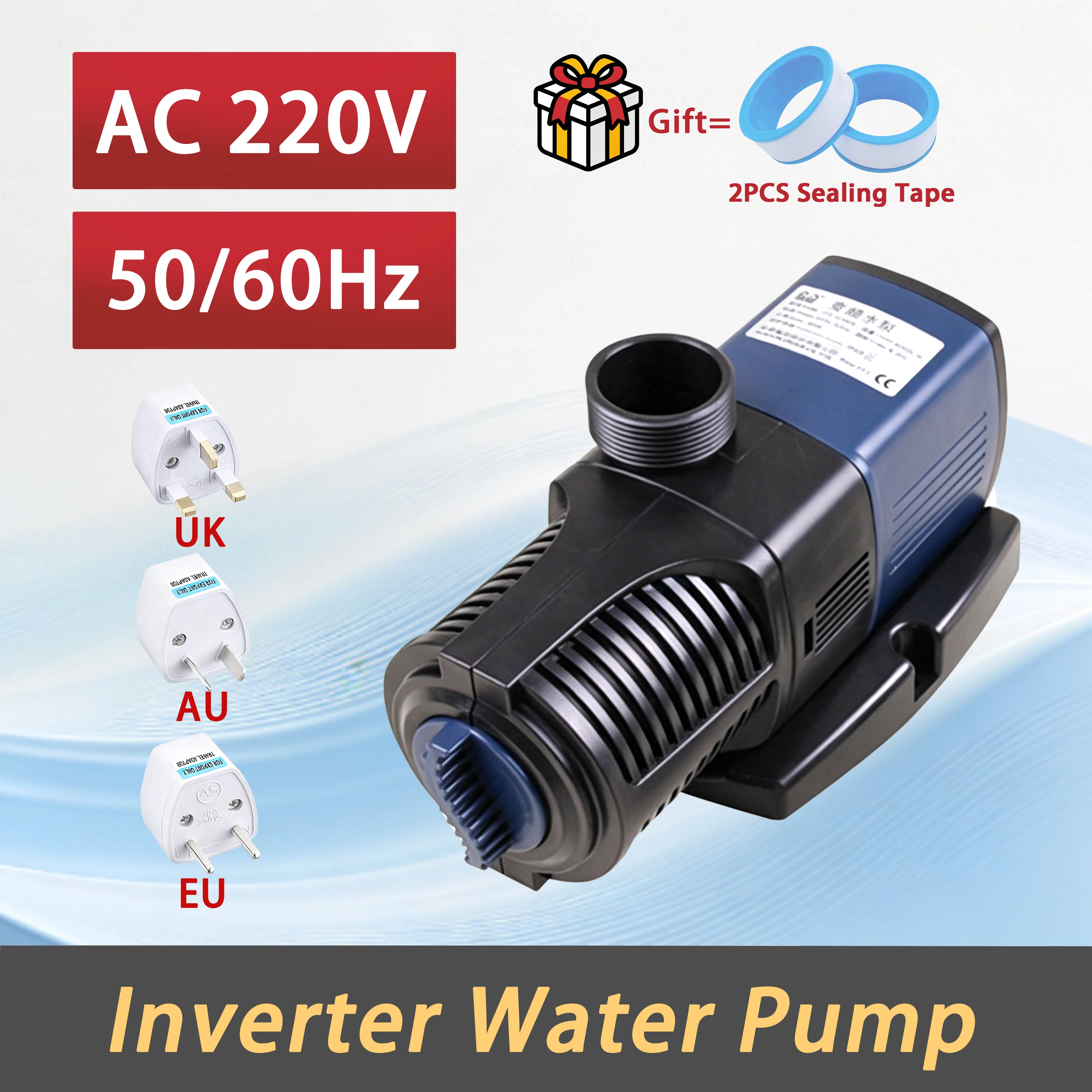 AC220V Variable-frequency Water Pump, Silent Submersible Pump, Aquarium Circulation Filter Pump, Fish Pond Water Pump
AC220V Variable-frequency Water Pump, Silent Submersible Pump, Aquarium Circulation Filter Pump, Fish Pond Water Pump