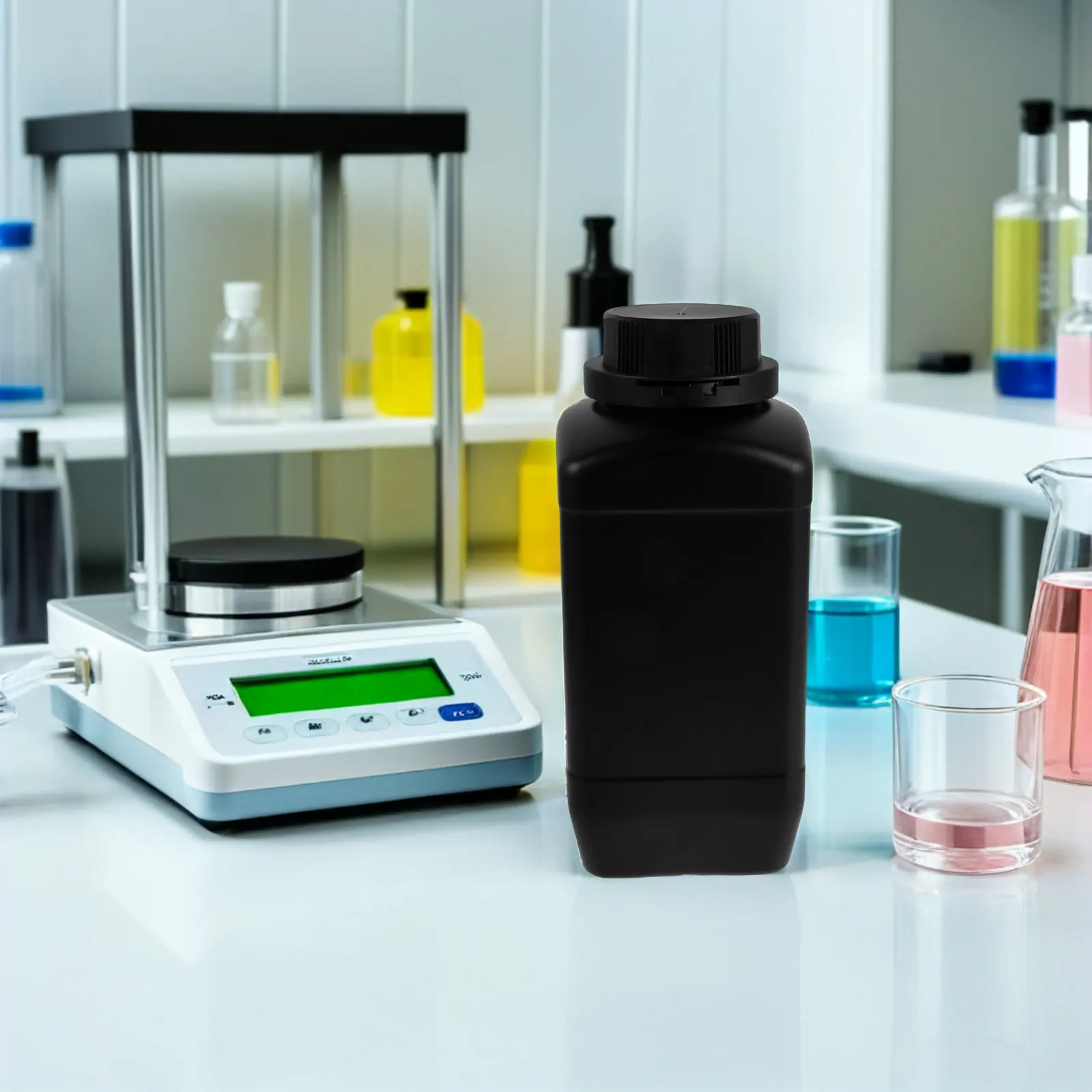 6Pcs Black 1.5L Wide Mouth Reagent Bottle Square Leak Proof Chemical Storage Bottle for Lab Solid Reagents Polypropylene
6Pcs Black 1.5L Wide Mouth Reagent Bottle Square Leak Proof Chemical Storage Bottle for Lab Solid Reagents Polypropylene