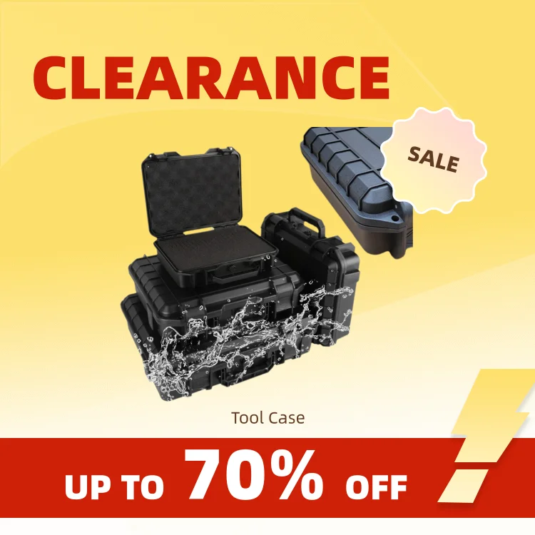 Clearance_Portable Tool Box Waterproof Hard Carry Tool Case Storage Box Equipment Instrument Protective Toolbox Impact Resistant
Clearance_Portable Tool Box Waterproof Hard Carry Tool Case Storage Box Equipment Instrument Protective Toolbox Impact Resistant
