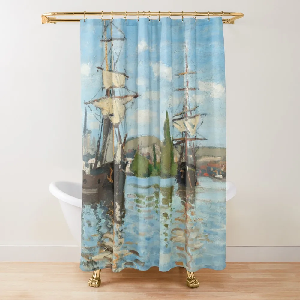 Claude Monet - Ships Riding on the Seine at Rouen (1873) Shower Curtain Bathroom Box Cover Bathroom Showers Cute Shower Curtain
Claude Monet - Ships Riding on the Seine at Rouen (1873) Shower Curtain Bathroom Box Cover Bathroom Showers Cute Shower Curtain