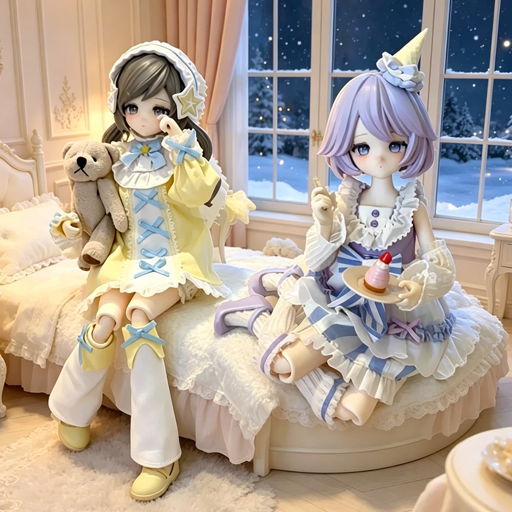 BJD Blind Box Action Figure Small 1/6 Scale Movable Joint Kawaii Anime Collectible Art Doll Toy Good Night Lady Mystery Gift Box
BJD Blind Box Action Figure Small 1/6 Scale Movable Joint Kawaii Anime Collectible Art Doll Toy Good Night Lady Mystery Gift Box