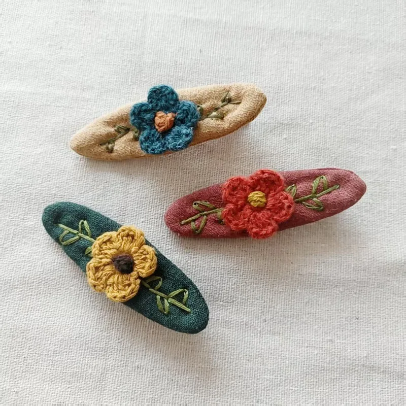 Sweet Brown Pumpkin Flower Hair Clip & Scrunchie Set Handmade Patchwork Fabric Barrettes Ponytail Holder Forest Style
Sweet Brown Pumpkin Flower Hair Clip & Scrunchie Set Handmade Patchwork Fabric Barrettes Ponytail Holder Forest Style