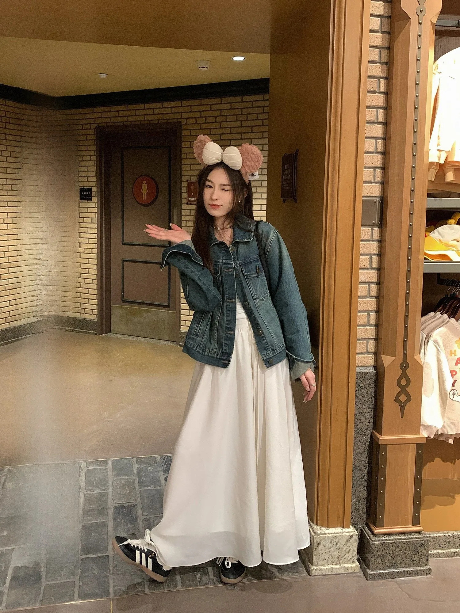 Hhi Street S Vintage Casual Denim Jaet Women's Weathered Design Slimming Jaet Autumn Top Commute Sle Loose Fit
Hhi Street S Vintage Casual Denim Jaet Women's Weathered Design Slimming Jaet Autumn Top Commute Sle Loose Fit