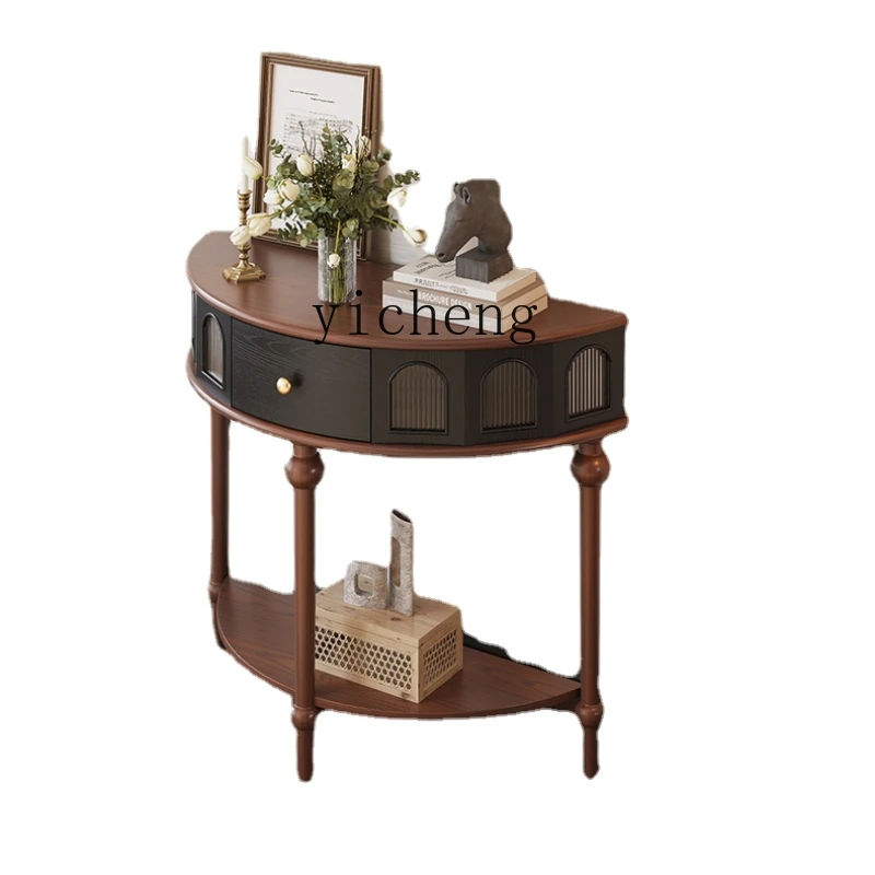 Zc Retro Roman Side Cabinet Ultra-Narrow Corridor Cabinet Solid Wood Black Sideboard Cabinet
Zc Retro Roman Side Cabinet Ultra-Narrow Corridor Cabinet Solid Wood Black Sideboard Cabinet