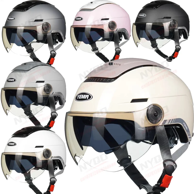 YEMA 370S 3C Certified Half Helmet, Electric Motorcycle Scooter Safety Cap for Men Women, All Season Summer Sun Protection
YEMA 370S 3C Certified Half Helmet, Electric Motorcycle Scooter Safety Cap for Men Women, All Season Summer Sun Protection