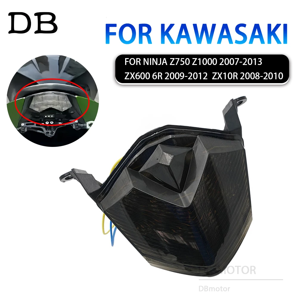 Motorcycle Parts Integrated LED Tail Light with Brake & Turn Signals For Kawasaki Z750 Z1000 2007 - 2013 Ninja ZX-6R ZX600 ZX10R
Motorcycle Parts Integrated LED Tail Light with Brake & Turn Signals For Kawasaki Z750 Z1000 2007 - 2013 Ninja ZX-6R ZX600 ZX10R