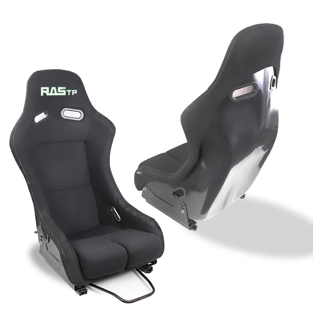 1 pair New Fixed Backrest Suede Sports Car Seats Black Fiberglass Bucket Racing Seat
1 pair New Fixed Backrest Suede Sports Car Seats Black Fiberglass Bucket Racing Seat