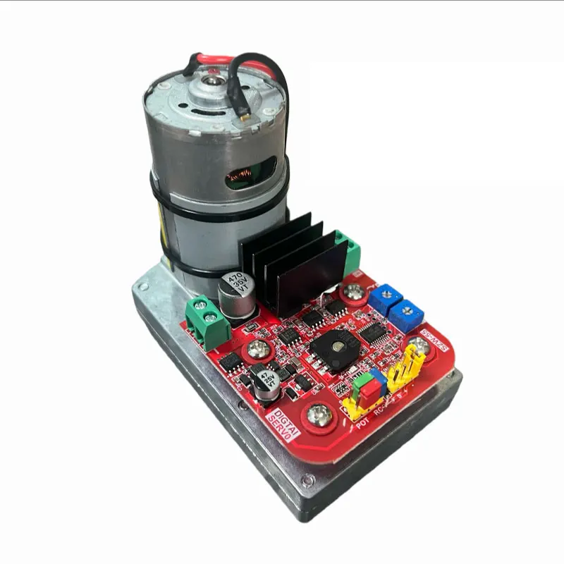 Common Version 110KG/180KG/260KG/380KG/CM DC6V-30V Ultra High Torque Alloy Servo Mechanical Arm Digital Servo for Large Robots
Common Version 110KG/180KG/260KG/380KG/CM DC6V-30V Ultra High Torque Alloy Servo Mechanical Arm Digital Servo for Large Robots