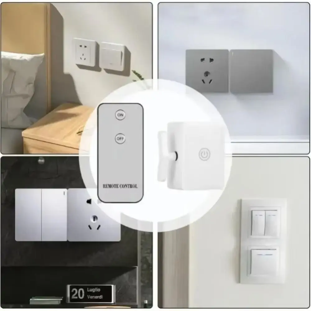 Convenient Lazy on Off Pusher Automatic Wiring-Free Lazy Switch Actuator Easy To Use Smart Control Light Switch Button Garage
Convenient Lazy on Off Pusher Automatic Wiring-Free Lazy Switch Actuator Easy To Use Smart Control Light Switch Button Garage
