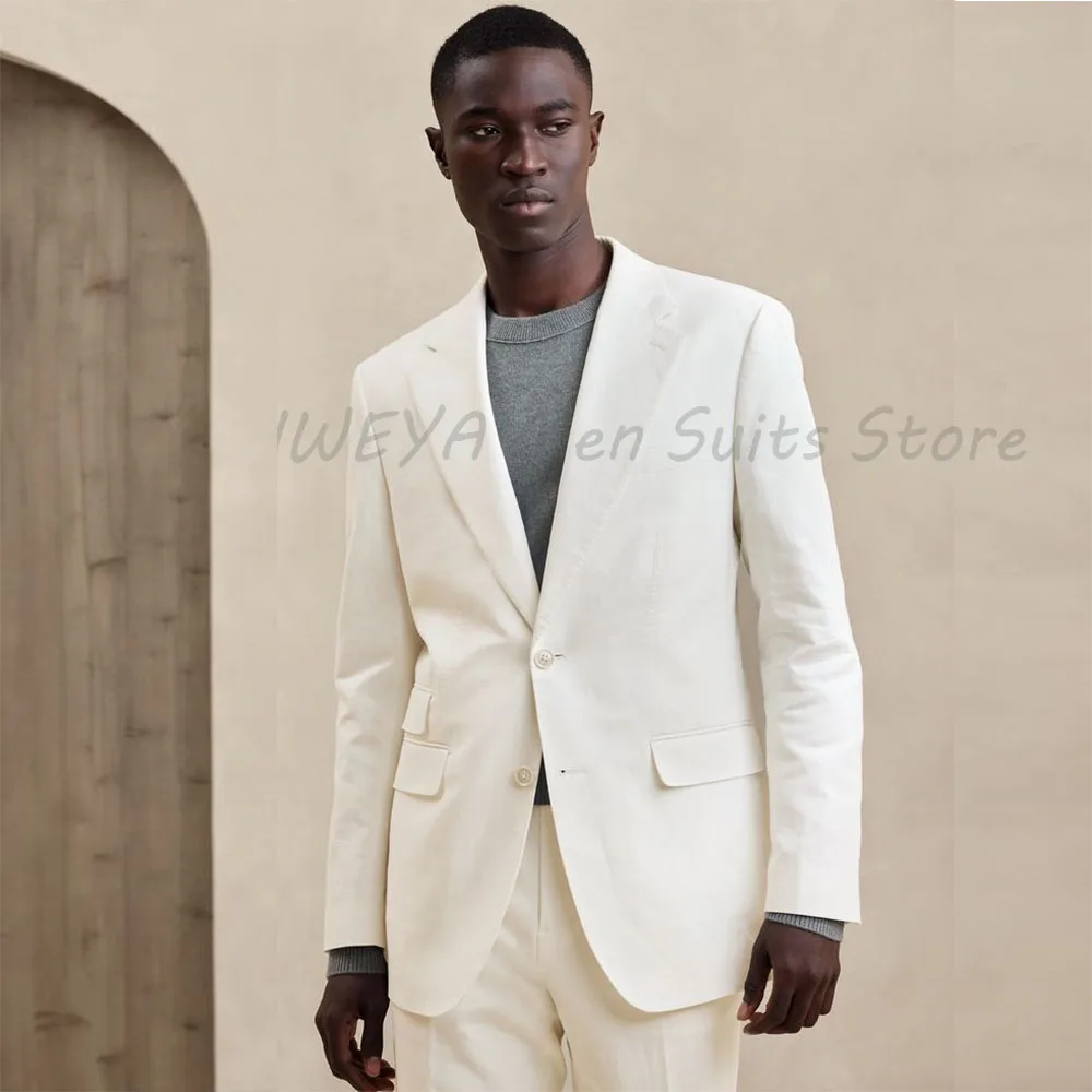 2025 Fashion Slim Fit Men's Suits Elegant Wedding Single Breasted Lapel collar High quality 2 Piece Jacket Pants Set Blazer
2025 Fashion Slim Fit Men's Suits Elegant Wedding Single Breasted Lapel collar High quality 2 Piece Jacket Pants Set Blazer