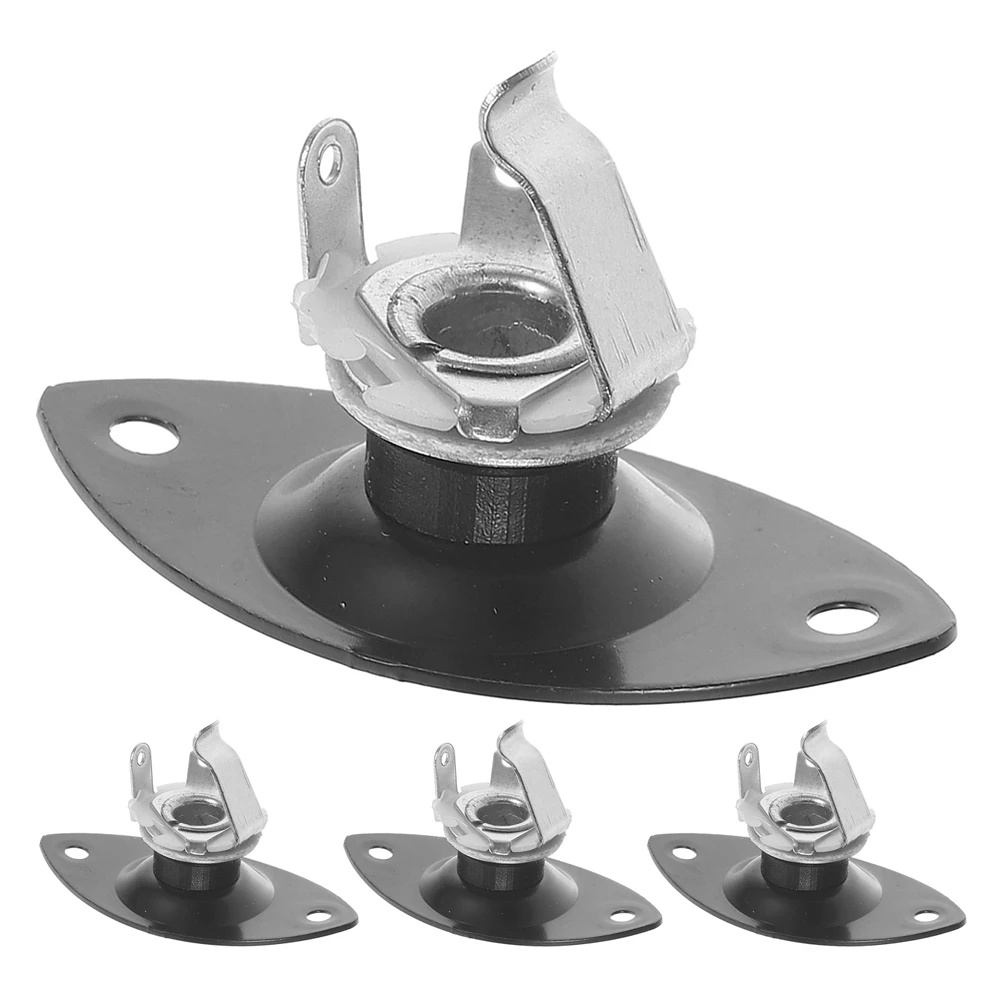 4pcs Black Oval Guitar Output Jack Socket Metal Plug Plate For Electric Guitar Parts Accessories Recessed Design Stable Signal
4pcs Black Oval Guitar Output Jack Socket Metal Plug Plate For Electric Guitar Parts Accessories Recessed Design Stable Signal