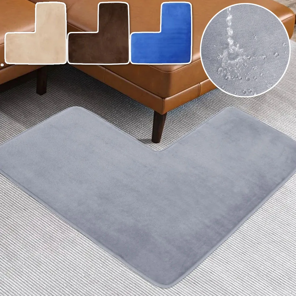 L-Shaped Bath Mat Bathroom Rug Water Absorbent Soft Bath Rug Non Slip Corner Shower Mat Washable Rugs Carpet for Square Shower
L-Shaped Bath Mat Bathroom Rug Water Absorbent Soft Bath Rug Non Slip Corner Shower Mat Washable Rugs Carpet for Square Shower