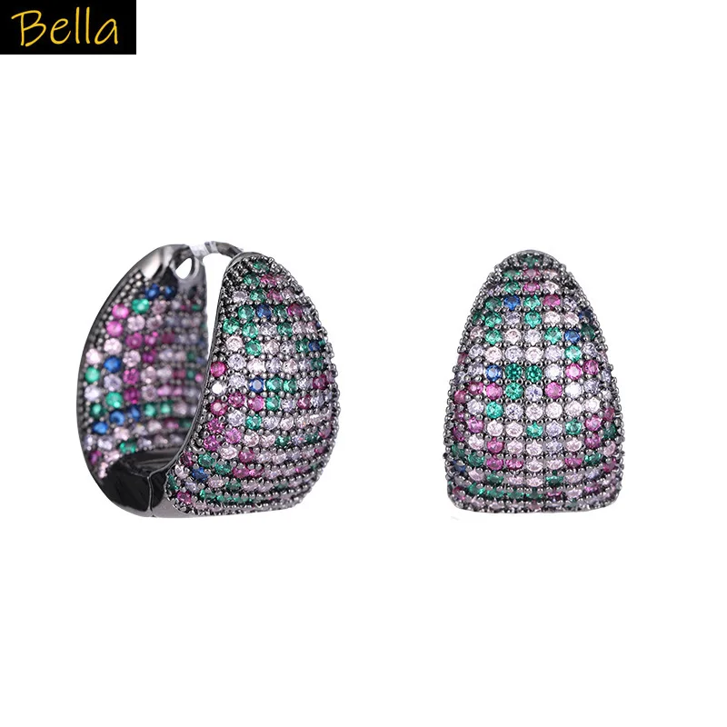 hoop earrings for women shiny zirconia luxury jewelry fushia blue silver color wide circle earrings party daily wear
hoop earrings for women shiny zirconia luxury jewelry fushia blue silver color wide circle earrings party daily wear