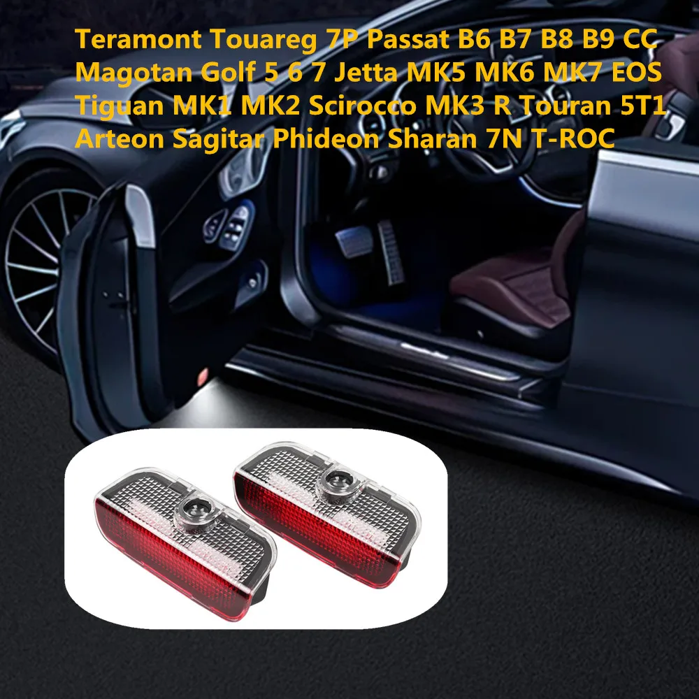 LED Car Door Welcome Logo Projector Ghost Shadow Light Accessories For VW Tiguan 1 2 Passat B6 B7 B8 B9 CC Touareg 7P Golf 5 6 7
LED Car Door Welcome Logo Projector Ghost Shadow Light Accessories For VW Tiguan 1 2 Passat B6 B7 B8 B9 CC Touareg 7P Golf 5 6 7