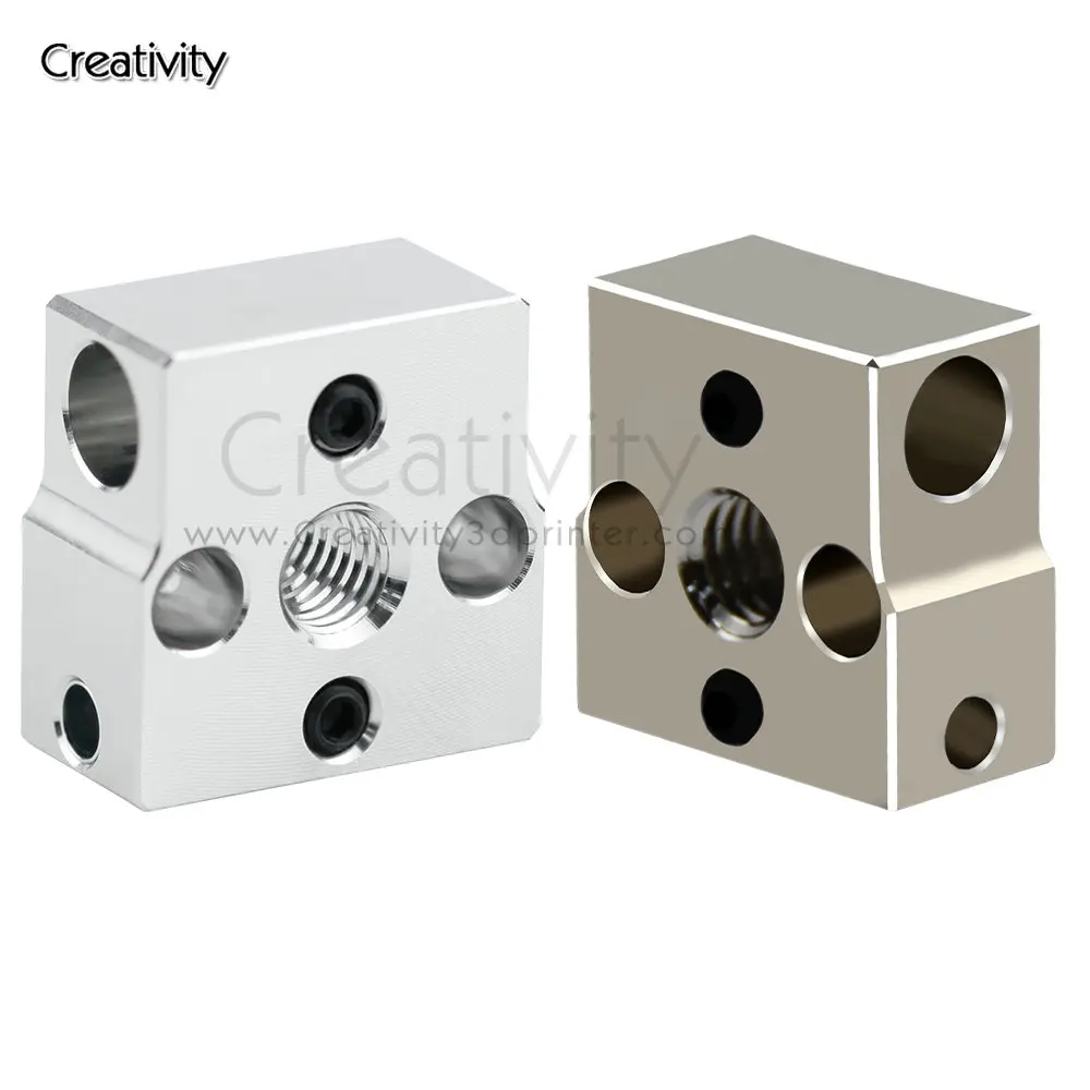 Creativity 3D Printer Upgrade CR6 SE/Max/CR-5 Plated Copper Heater Block High Temperature Compatible with CR-6 SE/Max/CR-5 PRO
Creativity 3D Printer Upgrade CR6 SE/Max/CR-5 Plated Copper Heater Block High Temperature Compatible with CR-6 SE/Max/CR-5 PRO