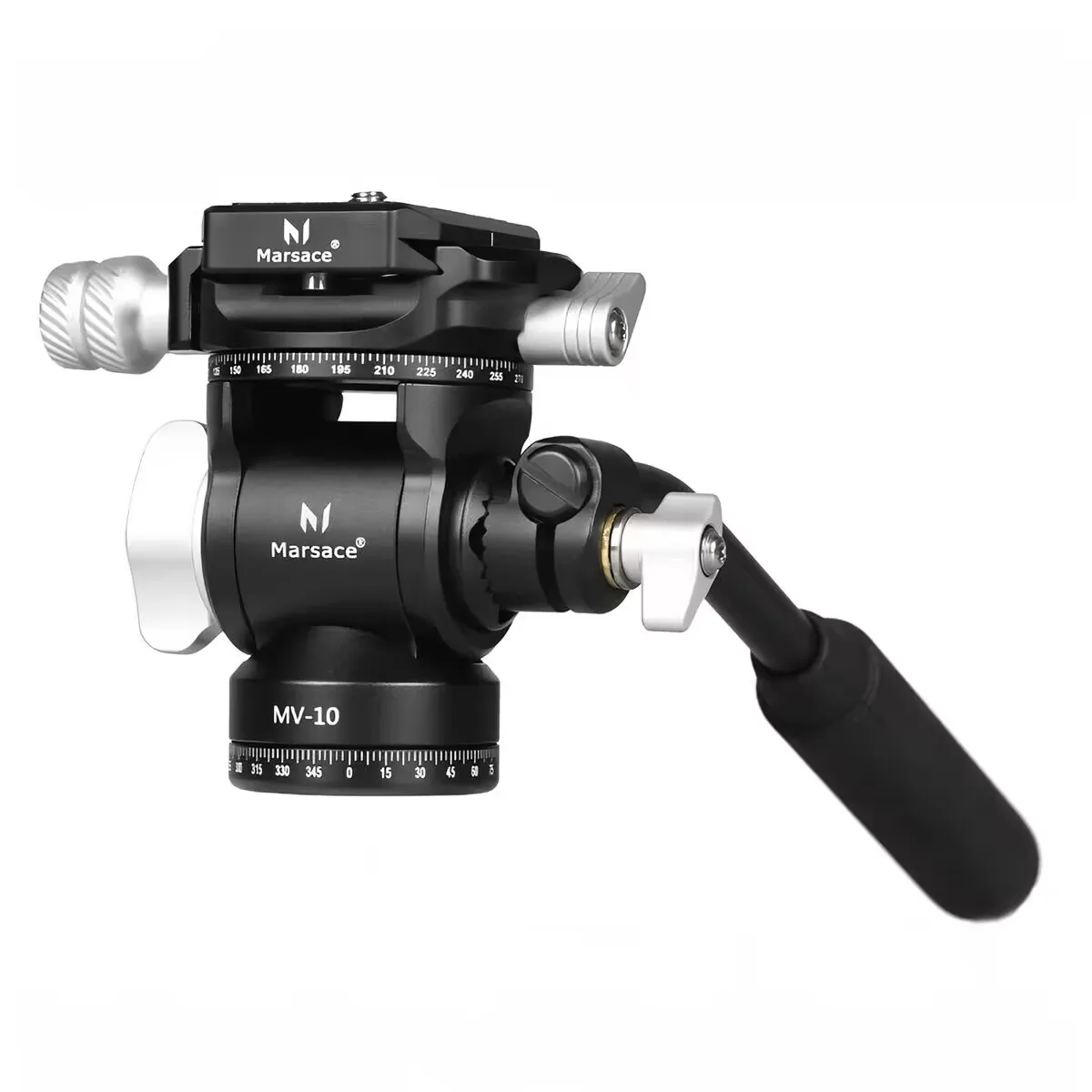Marsace MV-10 / MV-10P 2-Way Fluid Drag Head, Entry-Level Video Tripod Head Kit, Non-Hydraulic Mini Head
Marsace MV-10 / MV-10P 2-Way Fluid Drag Head, Entry-Level Video Tripod Head Kit, Non-Hydraulic Mini Head