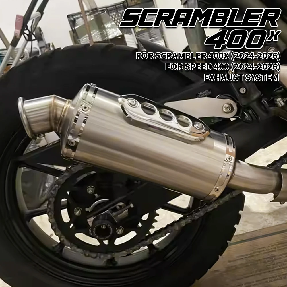 Fits SCRAMBLER400X SPEED 400X C35 Motorcycle Stainless Steel Performance Exhaust System Muffler (2024-2025)
Fits SCRAMBLER400X SPEED 400X C35 Motorcycle Stainless Steel Performance Exhaust System Muffler (2024-2025)