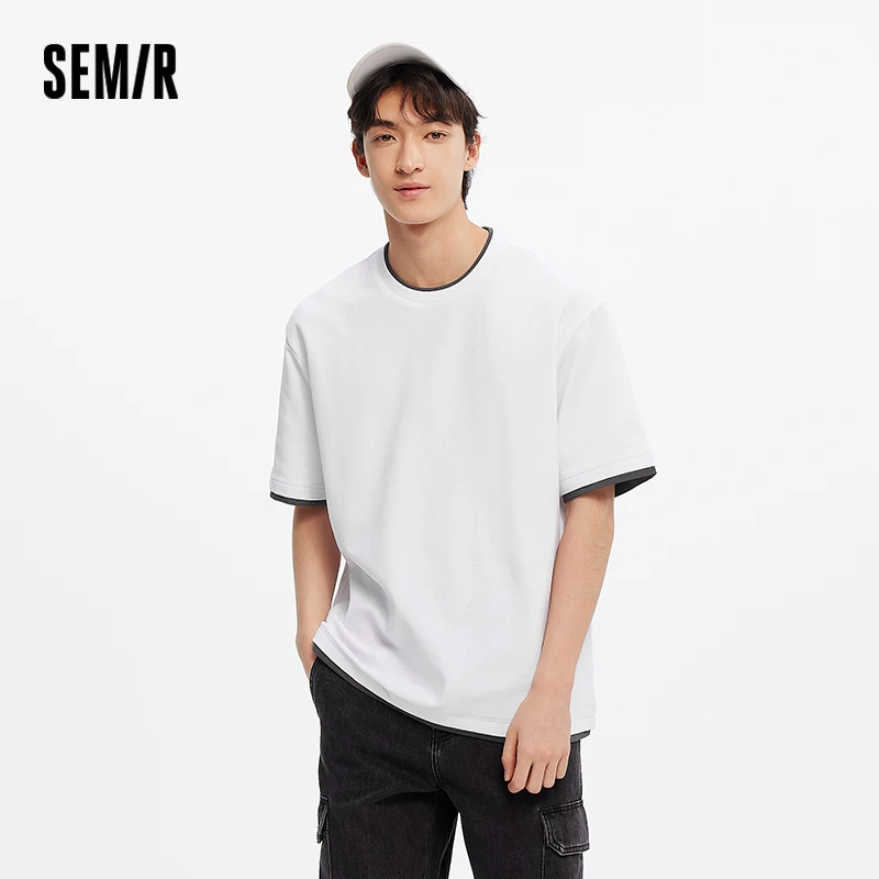 Semir текстурированная вафельная трикотажная футболка с короткими рукавами, мужская двухслойная футболка, лето 2025, новый свободный повседневный топ для уличного стиля
Semir текстурированная вафельная трикотажная футболка с короткими рукавами, мужская двухслойная футболка, лето 2025, новый свободный повседневный топ для уличного стиля