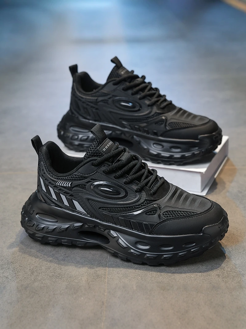 Black Samurai Men's Shoes Casual Outdoor Running Shoes Wear-resistant Thick Bottom Shock-absorption Heightening Dad Trendy Shoes
Black Samurai Men's Shoes Casual Outdoor Running Shoes Wear-resistant Thick Bottom Shock-absorption Heightening Dad Trendy Shoes