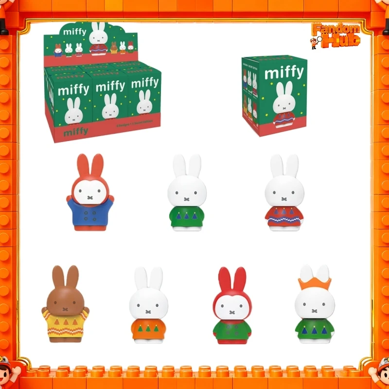 Подлинная зимняя серия Miffy Bunny, слепая коробка-коллекционная модная фигурка, орнамент, кукла, Рождественский подарок, модель чиби, игрушка
Подлинная зимняя серия Miffy Bunny, слепая коробка-коллекционная модная фигурка, орнамент, кукла, Рождественский подарок, модель чиби, игрушка