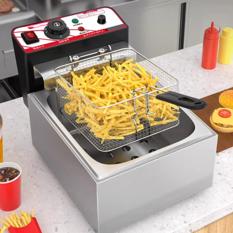 Commercial Electric Fryer Fritter Fryer Large Capacity Single and Double Cylinder Fryer
Commercial Electric Fryer Fritter Fryer Large Capacity Single and Double Cylinder Fryer