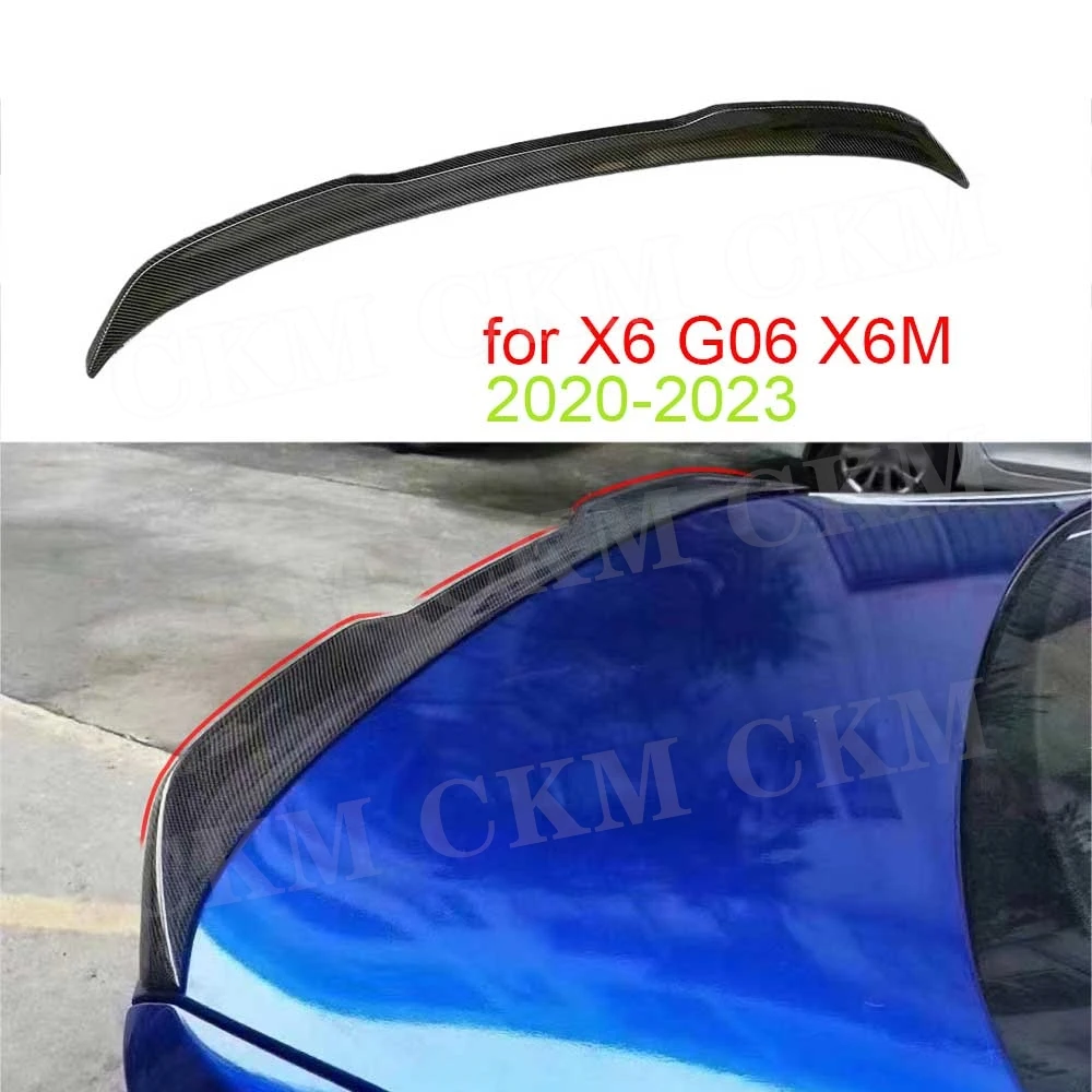 Carbon Fiber for BMW X6 G06 X6M 2020-2023 Car Rear Trunk Lip Spoiler FRP Rear Roof Lip Spoiler Wings Body Kits Car Accessories
Carbon Fiber for BMW X6 G06 X6M 2020-2023 Car Rear Trunk Lip Spoiler FRP Rear Roof Lip Spoiler Wings Body Kits Car Accessories
