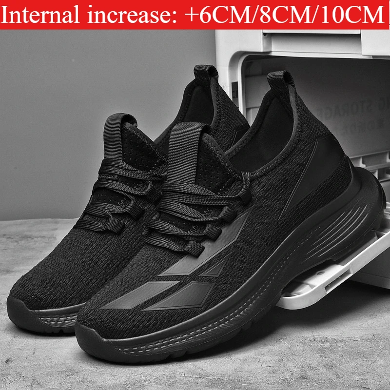 New Men's Black White Elevator Shoes 6/8/10CM Height Increasing Casual Breathable Comfortable Non-slip Walking Sneakers for Men
New Men's Black White Elevator Shoes 6/8/10CM Height Increasing Casual Breathable Comfortable Non-slip Walking Sneakers for Men