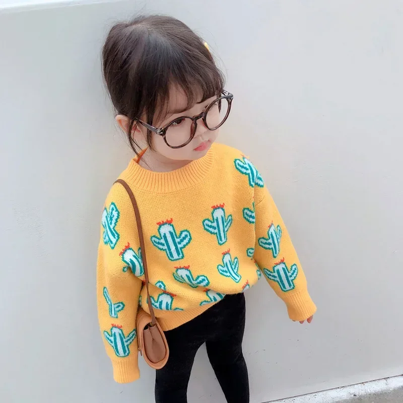 girls sweater cactus autumn and winter long sleeve knitted pullover sweaters kids clothes toddler jumper children 3 to 8 yrs
girls sweater cactus autumn and winter long sleeve knitted pullover sweaters kids clothes toddler jumper children 3 to 8 yrs